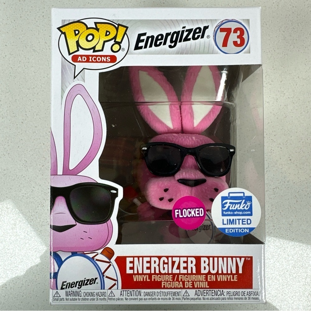 Funko Pop! Energizer Bunny #73 Flocked Limited Edition Vinyl Figure
